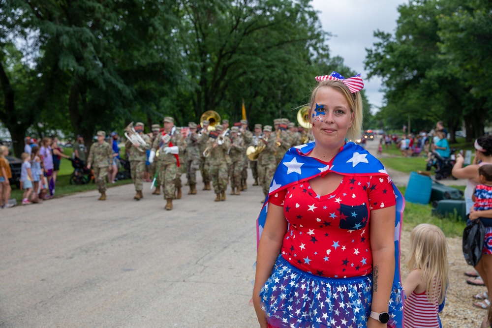 First Infantry Division Band Celebrates 4th of July in Randolph