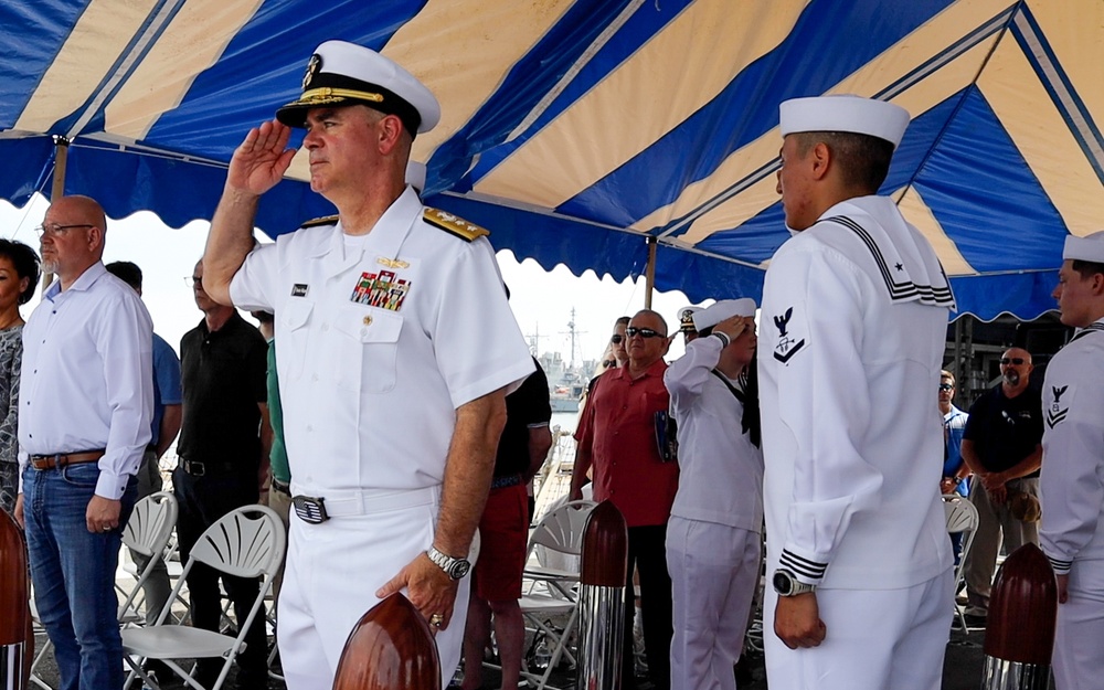 Adm. Burke Tribute Ceremony