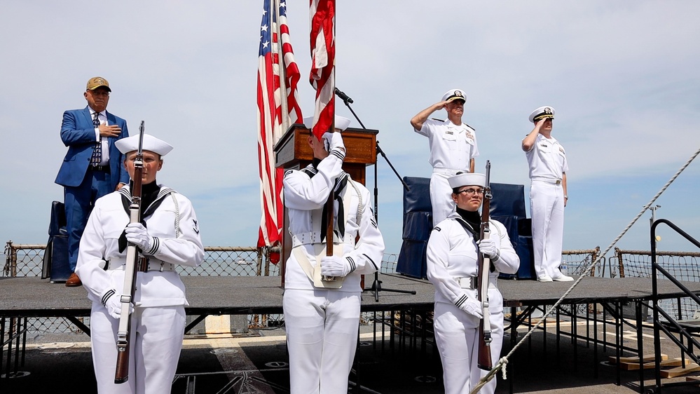 Adm. Burke Tribute Ceremony