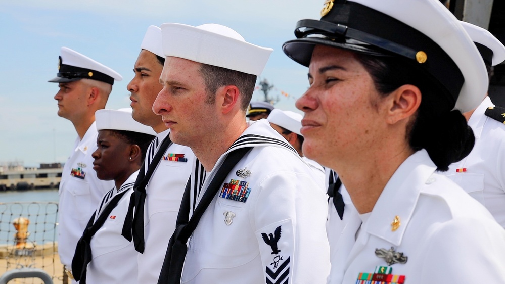 Adm. Burke Tribute Ceremony