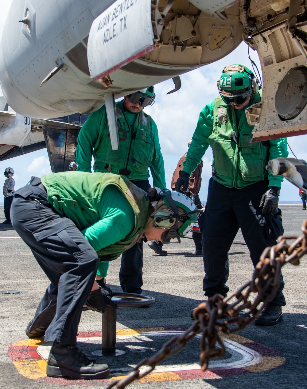 USS Ronald Reagan (CVN 76) conducts flight operations