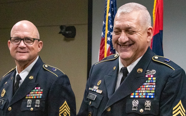 Ward and Greco laugh