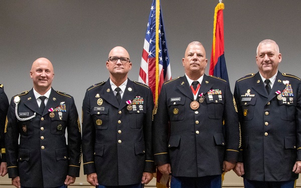 Retirees and command team