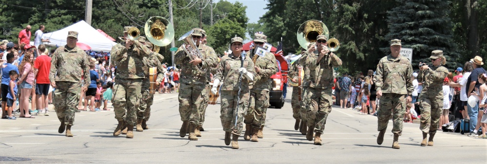 Illinois Army National Guard's 144th Army Band Celebrates Independence Day in Crystal Lake, IL