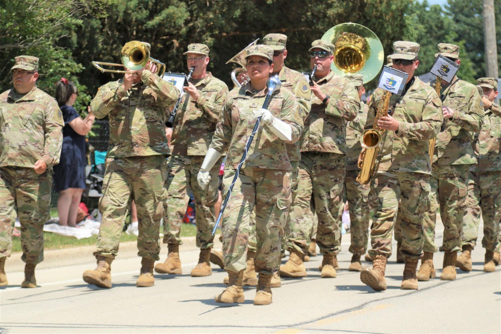 Illinois Army National Guard's 144th Army Band Celebrates Independence Day in Crystal Lake, IL