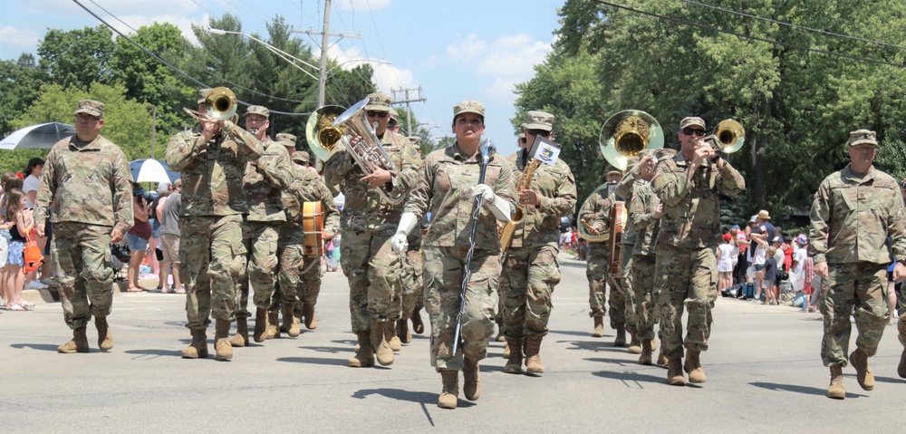 Illinois Army National Guard's 144th Army Band Celebrates Independence Day in Crystal Lake, IL