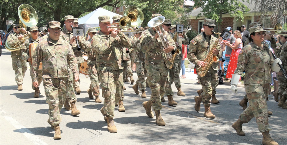 Illinois Army National Guard's 144th Army Band Celebrates Independence Day in Crystal Lake, IL