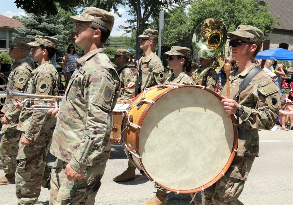 Illinois Army National Guard's 144th Army Band Celebrates Independence Day in Crystal Lake, IL