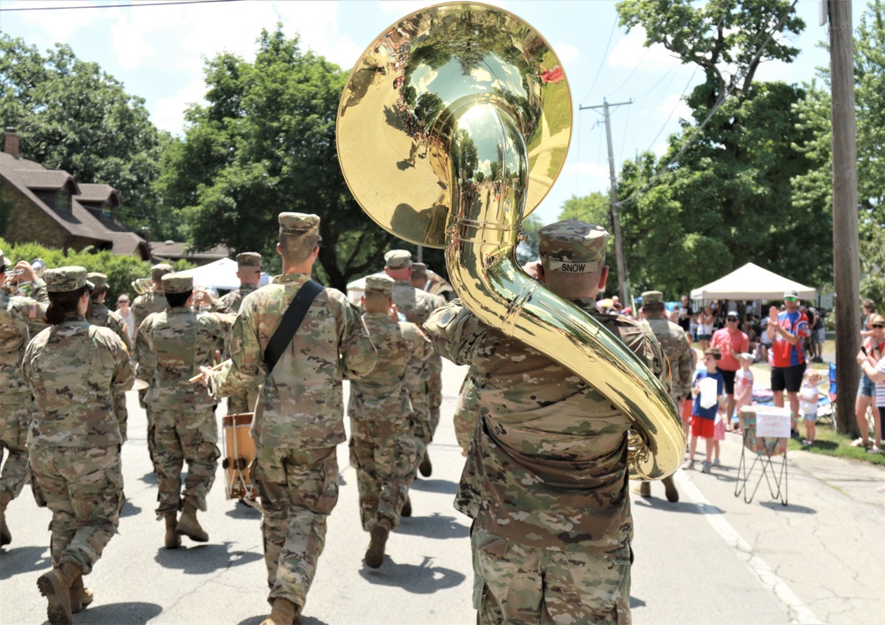 Illinois Army National Guard's 144th Army Band Celebrates Independence Day in Crystal Lake, IL