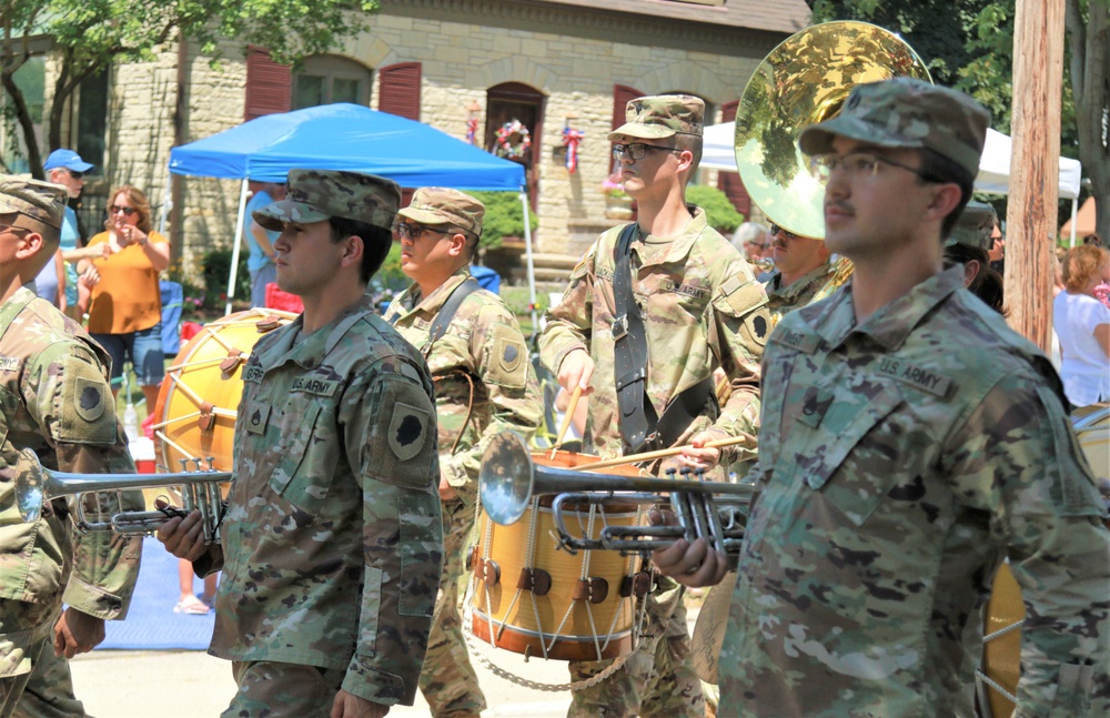 Illinois Army National Guard's 144th Army Band Celebrates Independence Day in Crystal Lake, IL