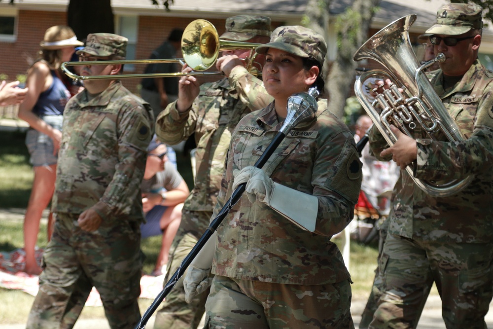 Illinois Army National Guard's 144th Army Band Celebrates Independence Day in Crystal Lake, IL