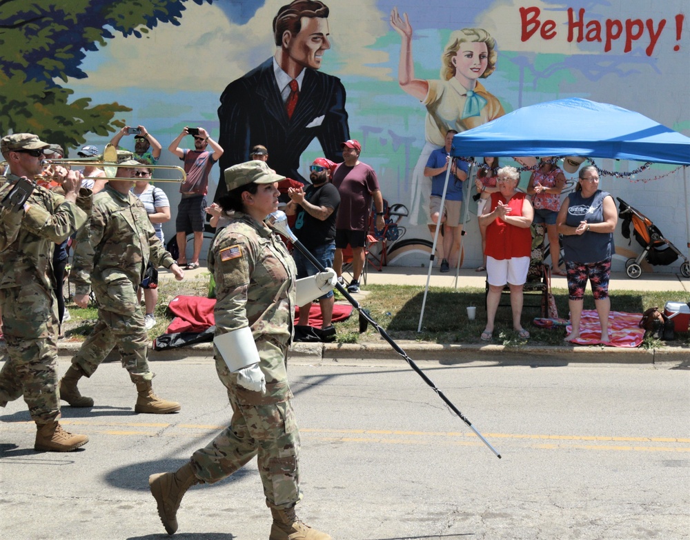 Illinois Army National Guard's 144th Army Band Celebrates Independence Day in Crystal Lake, IL