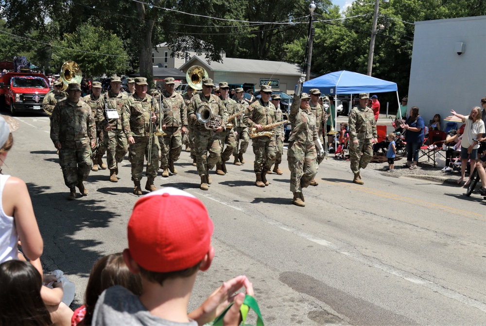 Illinois Army National Guard's 144th Army Band Celebrates Independence Day in Crystal Lake, IL