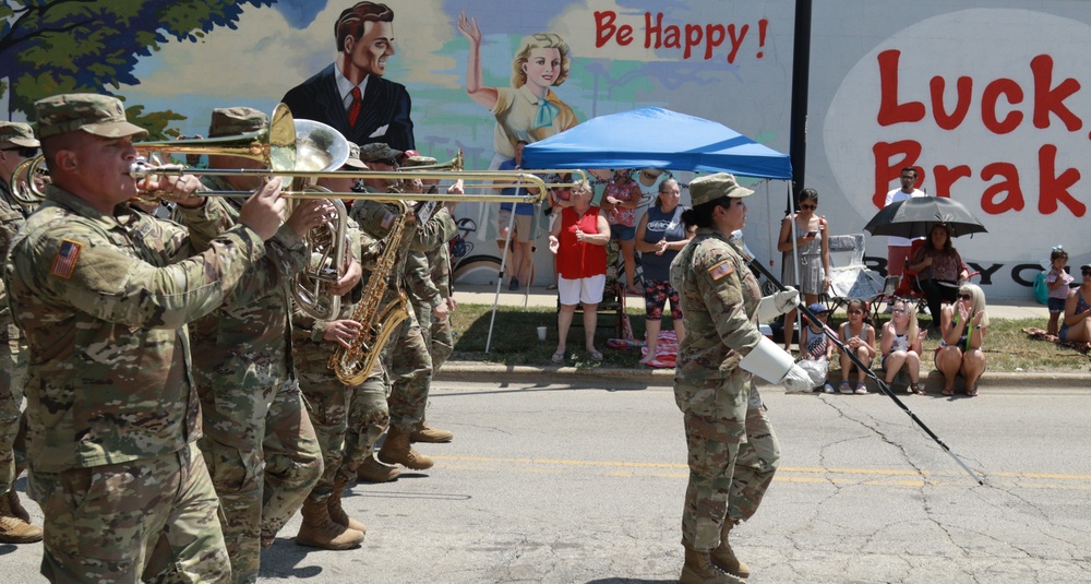 Illinois Army National Guard's 144th Army Band Celebrates Independence Day in Crystal Lake, IL