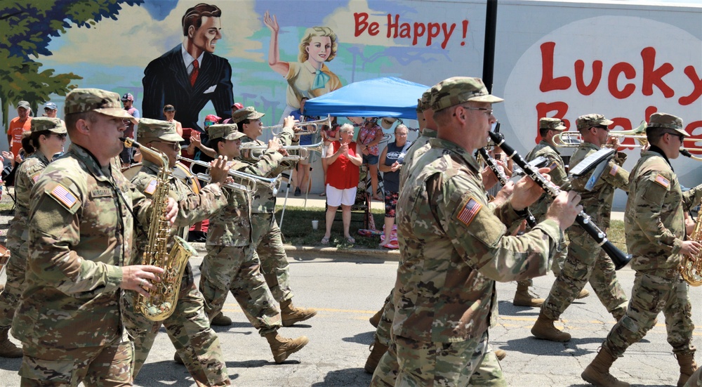 Illinois Army National Guard's 144th Army Band Celebrates Independence Day in Crystal Lake, IL