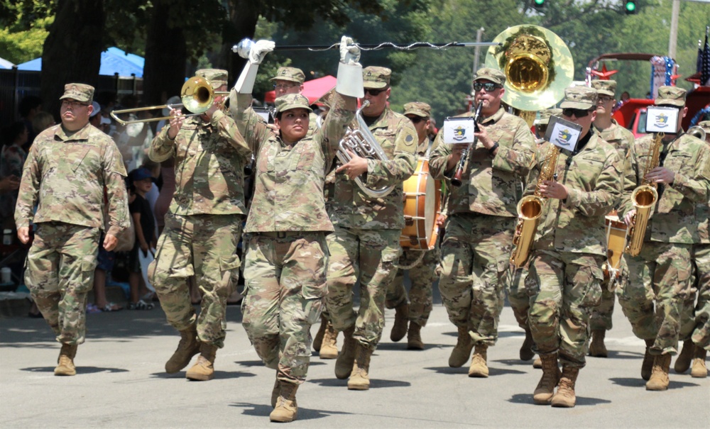 Illinois Army National Guard's 144th Army Band Celebrates Independence Day in Crystal Lake, IL