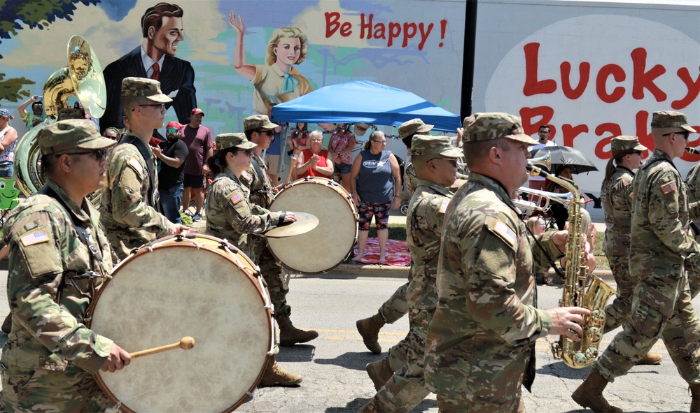 Illinois Army National Guard's 144th Army Band Celebrates Independence Day in Crystal Lake, IL