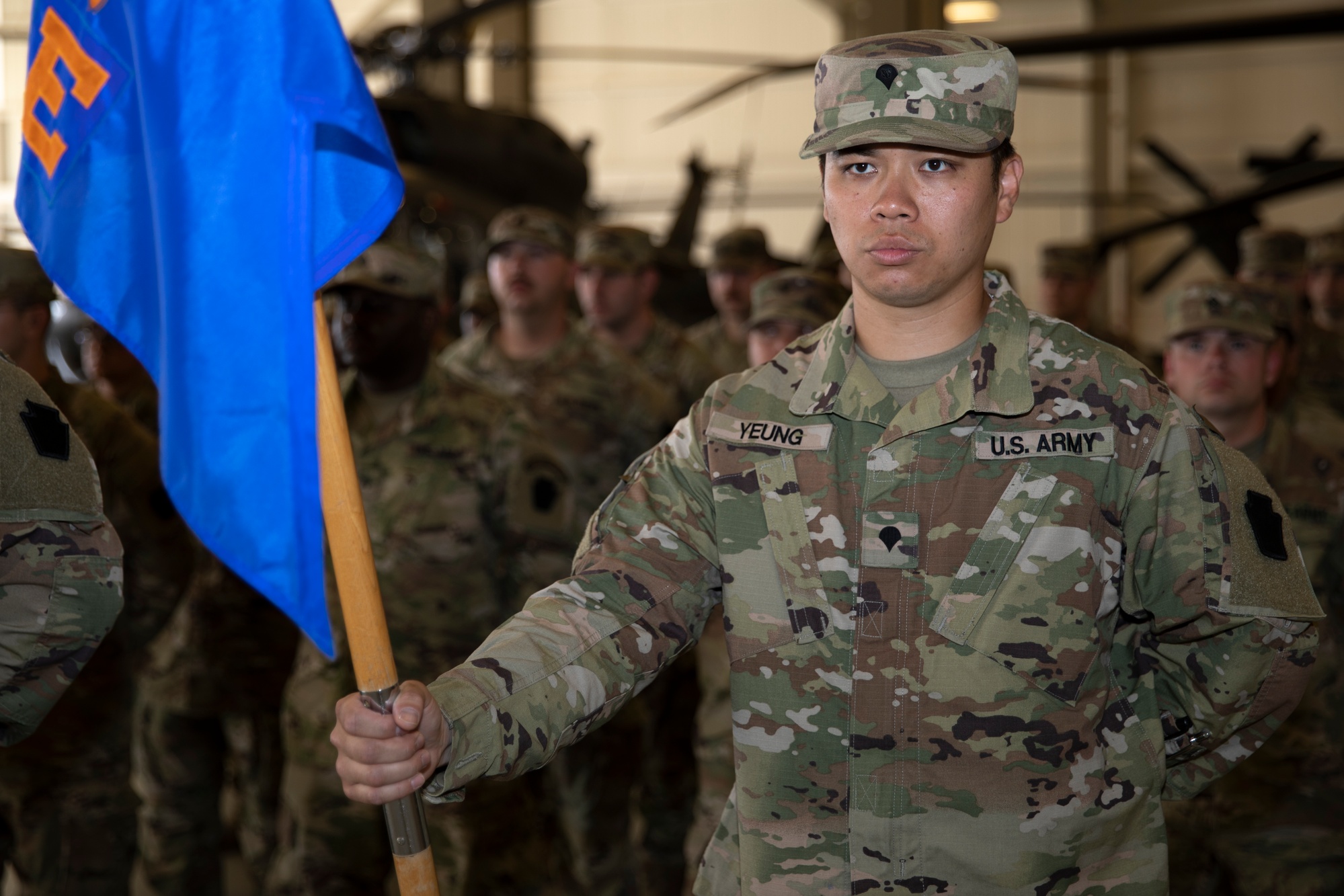 New Jersey Army National Guard helicopter crew chiefs assigned to the 1st  Battalion, 150th Aviation Regiment