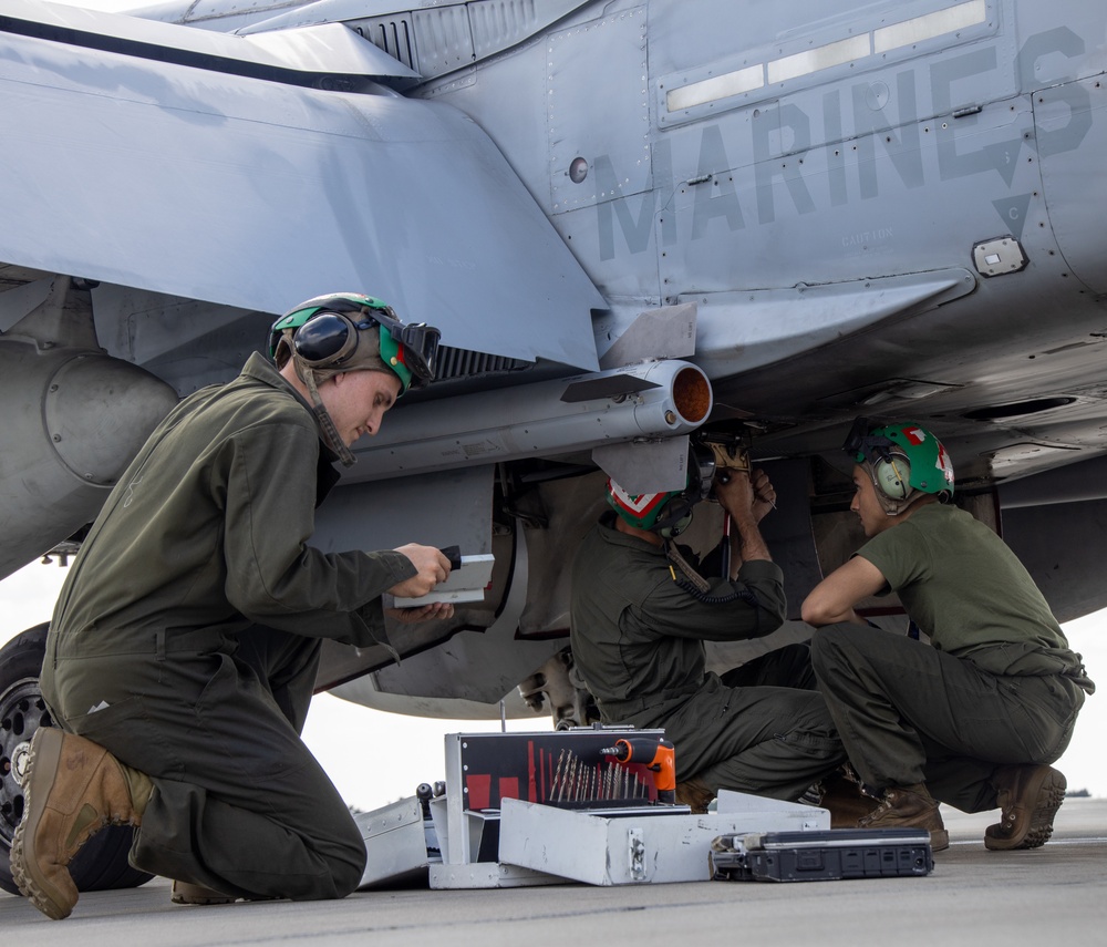 Marine Fighter Attack Squadron 323 Takes Flight in Poland