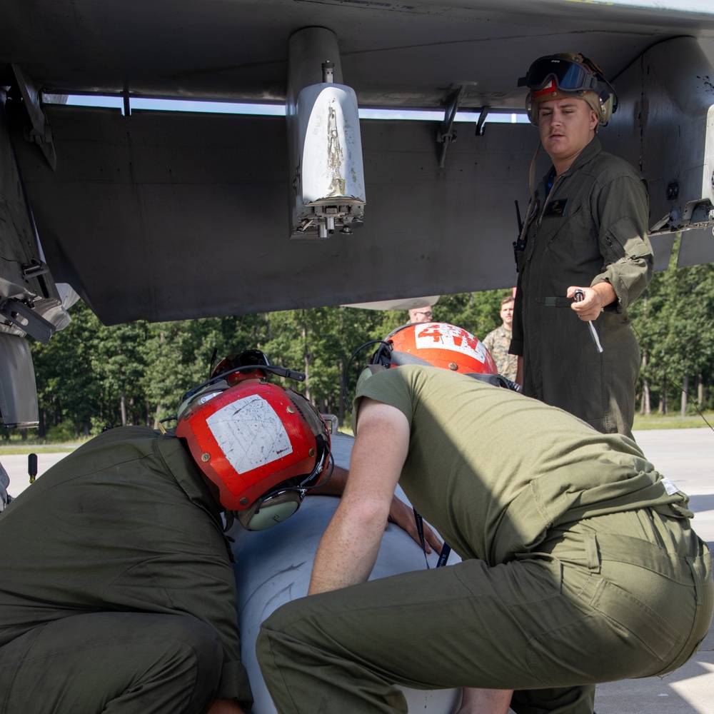 Marine Fighter Attack Squadron 323 Takes Flight in Poland