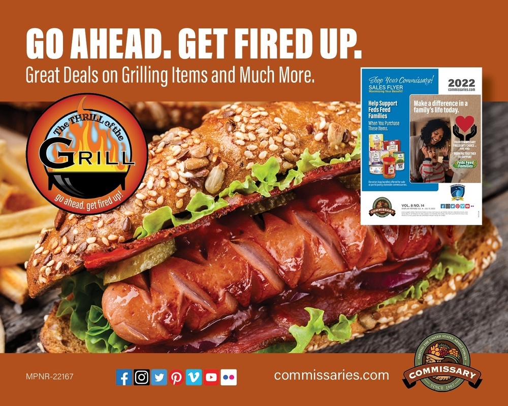 DeCA’s July 4-17 Sales Flyer includes savings related to ‘Thrill of the Grill’ summer meat and produce promotion, National Grilling Month and more