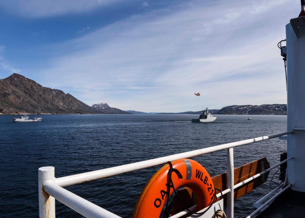 U.S. Coast Guard Cutter Oak begins Exercise Argus 2022