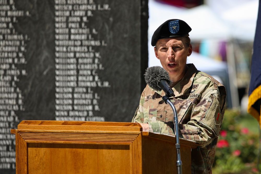 1st Infantry Division Pays Homage to Veterans During The Big Red One Vietnam War Remembrance Ceremony