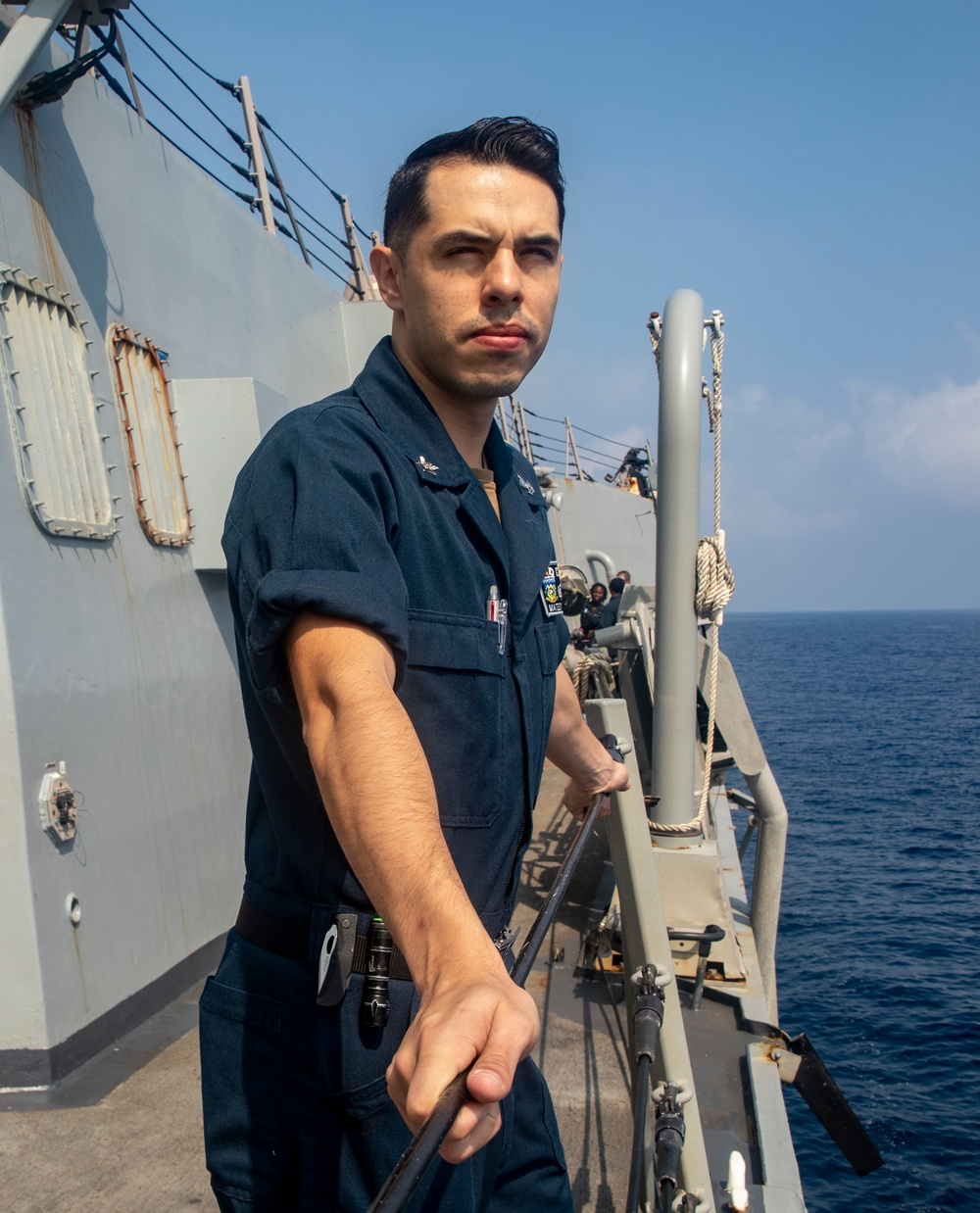 Tampa, Florida Native Serves Aboard USS Dewey (DDG 105) While Conducting Operations in the Philippine Sea