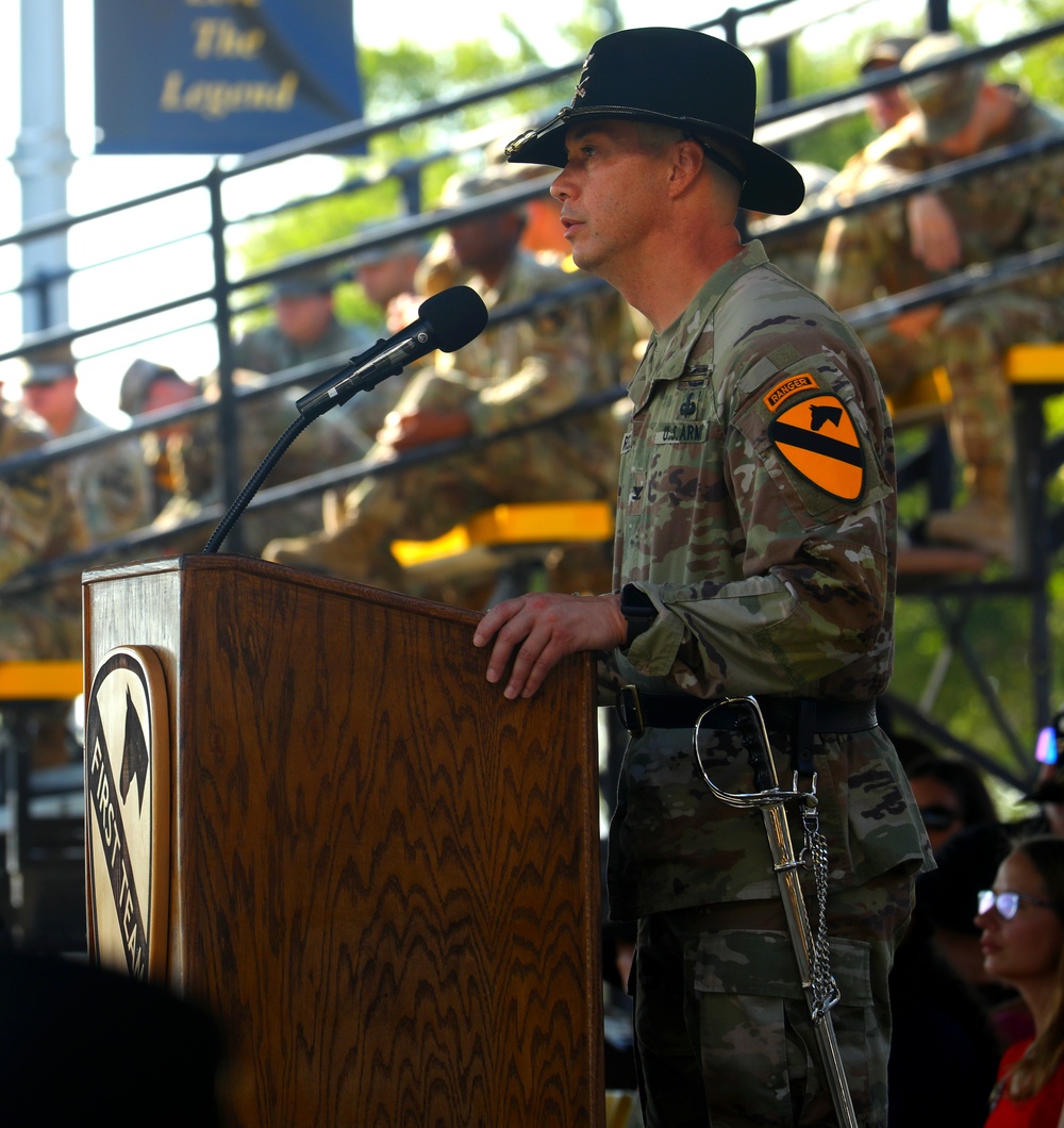 3rd Brigade Combat Team, 1st Cavalry Division Hosts Change of Command Ceremony