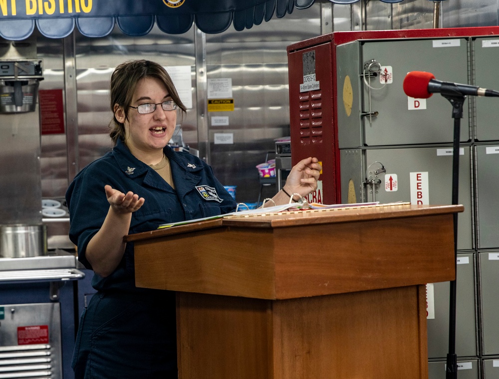 Sailors Aboard USS Dewey (DDG 105) Celebrate Pride Month