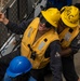 Sailors Aboard USS Dewey (DDG 105) Conduct Replenishment-at-Sea with USNS Cesar Chavez (T-AKE-14)