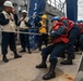 Sailors Aboard USS Dewey (DDG 105) Conduct Replenishment-at-Sea with USNS Cesar Chavez (T-AKE-14)