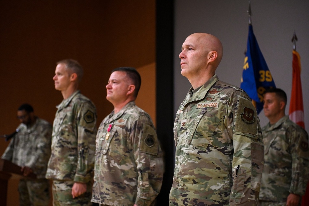 39th ABW Wing change of command