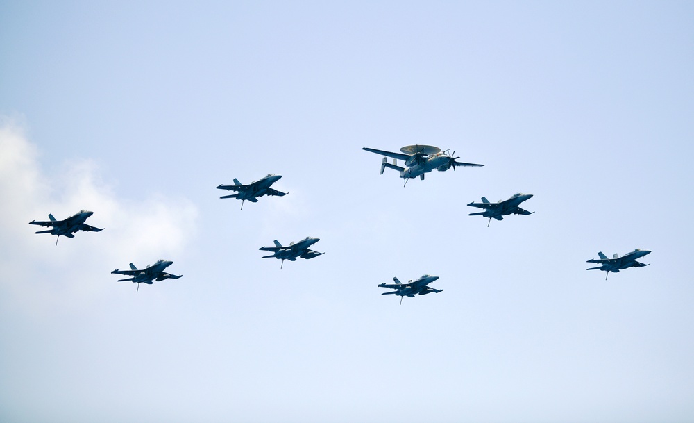 The Harry S. Truman Carrier Strike Group is on a scheduled deployment in the U.S. Naval Forces Europe area of operations, employed by U.S. Sixth Fleet to defend U.S., allied and partner interests.