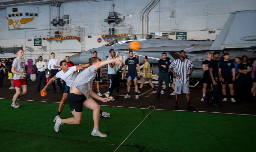 The Harry S. Truman Carrier Strike Group is on a scheduled deployment in the U.S. Naval Forces Europe area of operations, employed by U.S. Sixth Fleet to defend U.S., allied and partner interests.