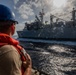 USS San Jacinto conducts replenishment at sea