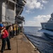 USS San Jacinto conducts replenishment at sea