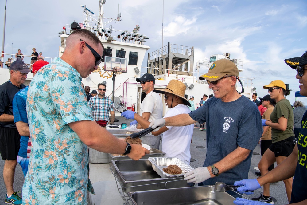 Pacific Partnership 2022 Celebrates Fourth of July Aboard USNS Mercy