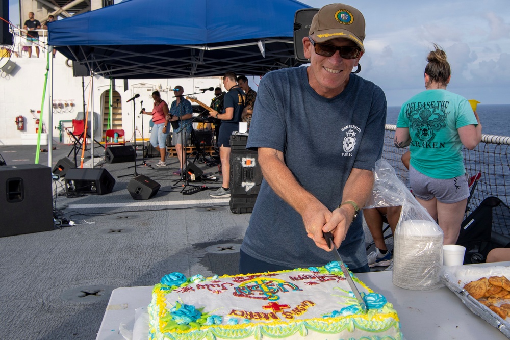 Pacific Partnership 2022 Celebrates Fourth of July Aboard USNS Mercy