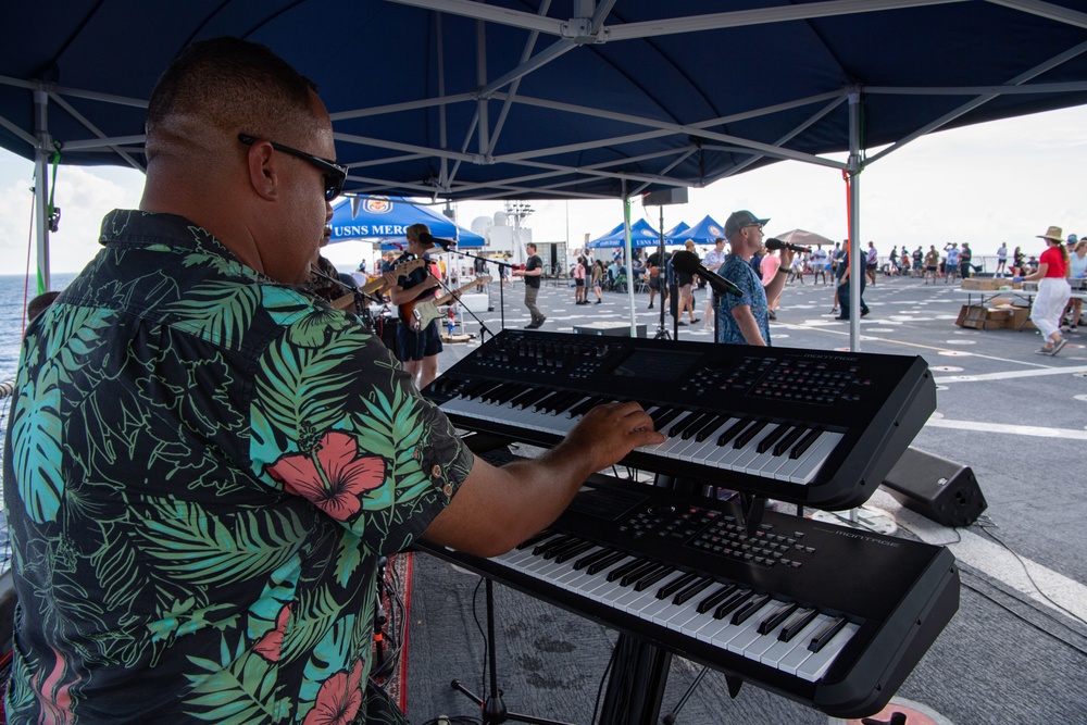 Pacific Partnership 2022 Celebrates Fourth of July Aboard USNS Mercy