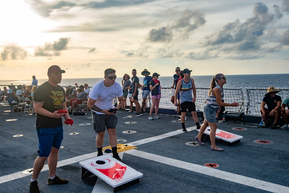 Pacific Partnership 2022 Celebrates Fourth of July Aboard USNS Mercy