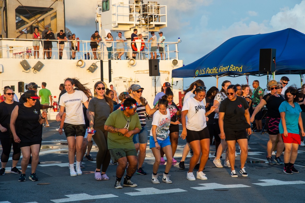 Pacific Partnership 2022 Celebrates Fourth of July Aboard USNS Mercy