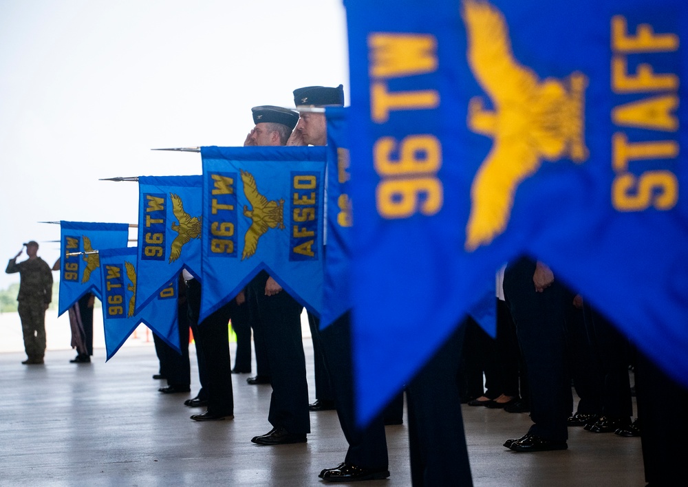 96th TW change of command