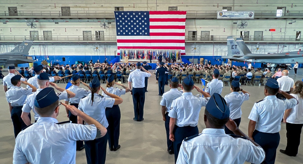 96th TW change of command