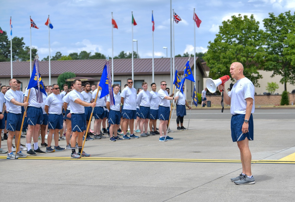 86 AW Wing Run: Ramstein AB celebrates 70 years
