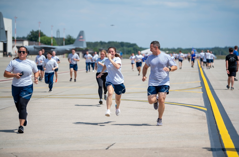 86 AW Wing Run: Ramstein AB celebrates 70 years