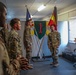 HHB, 1st DIVARTY XO promotes, re-enlists Soldier