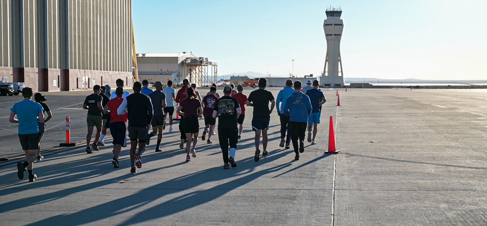 Edwards AFB hosts Flight Line Run-Walk Event