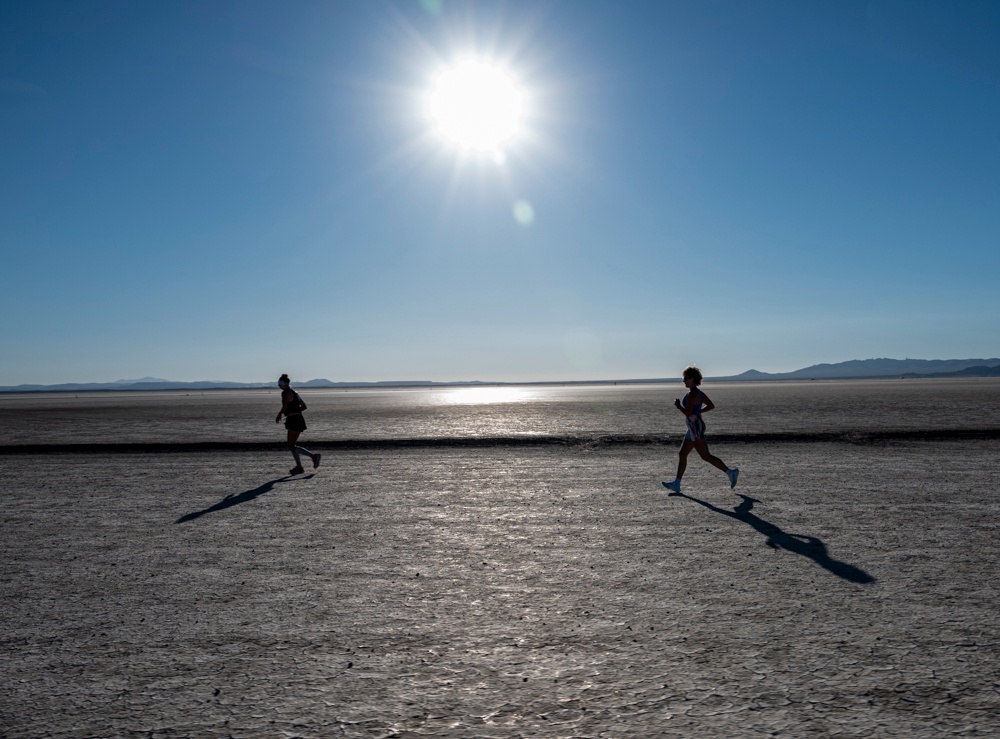 Edwards AFB hosts Flight Line Run-Walk Event