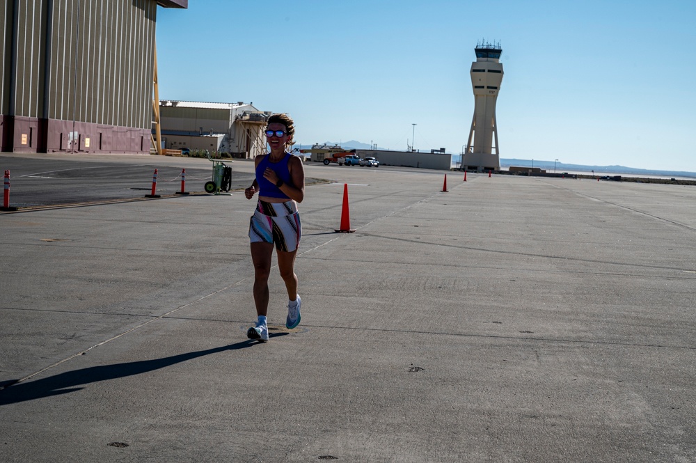 Edwards AFB hosts Flight Line Run-Walk Event